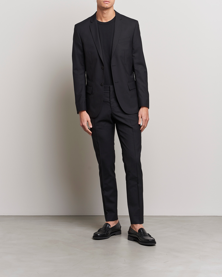 Herren | Sakkos | Filippa K | Rick Cool Wool Suit Jacket Black