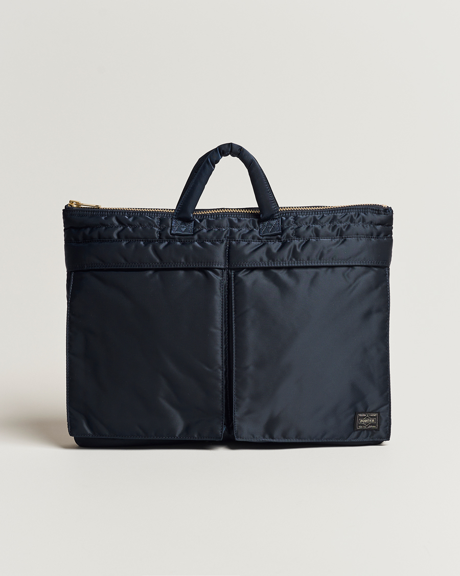 Herren | Porter-Yoshida & Co. Tanker Short Helmet Bag Iron Blue | Porter-Yoshida & Co. | Tanker Short Helmet Bag Iron Blue