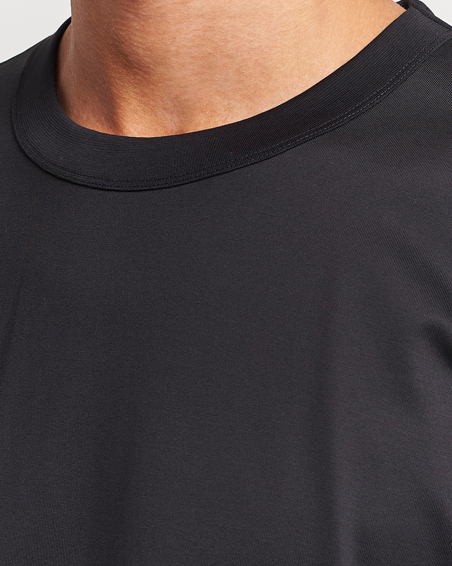 Herren | T-Shirts | Bread & Boxers | Pima Cotton Crew Neck T-Shirt Black