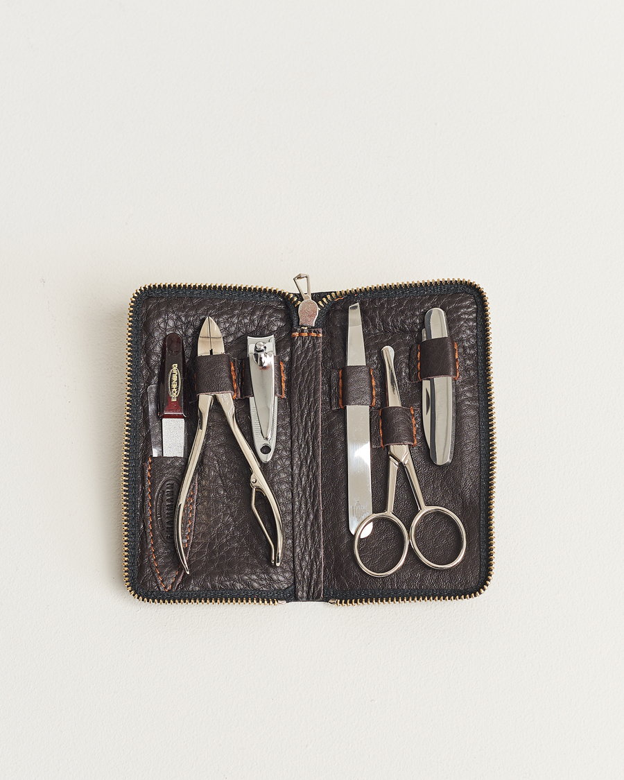Herren | F. Hammann Men's Manicure Set Dark Brown | F. Hammann | Men's Manicure Set Dark Brown