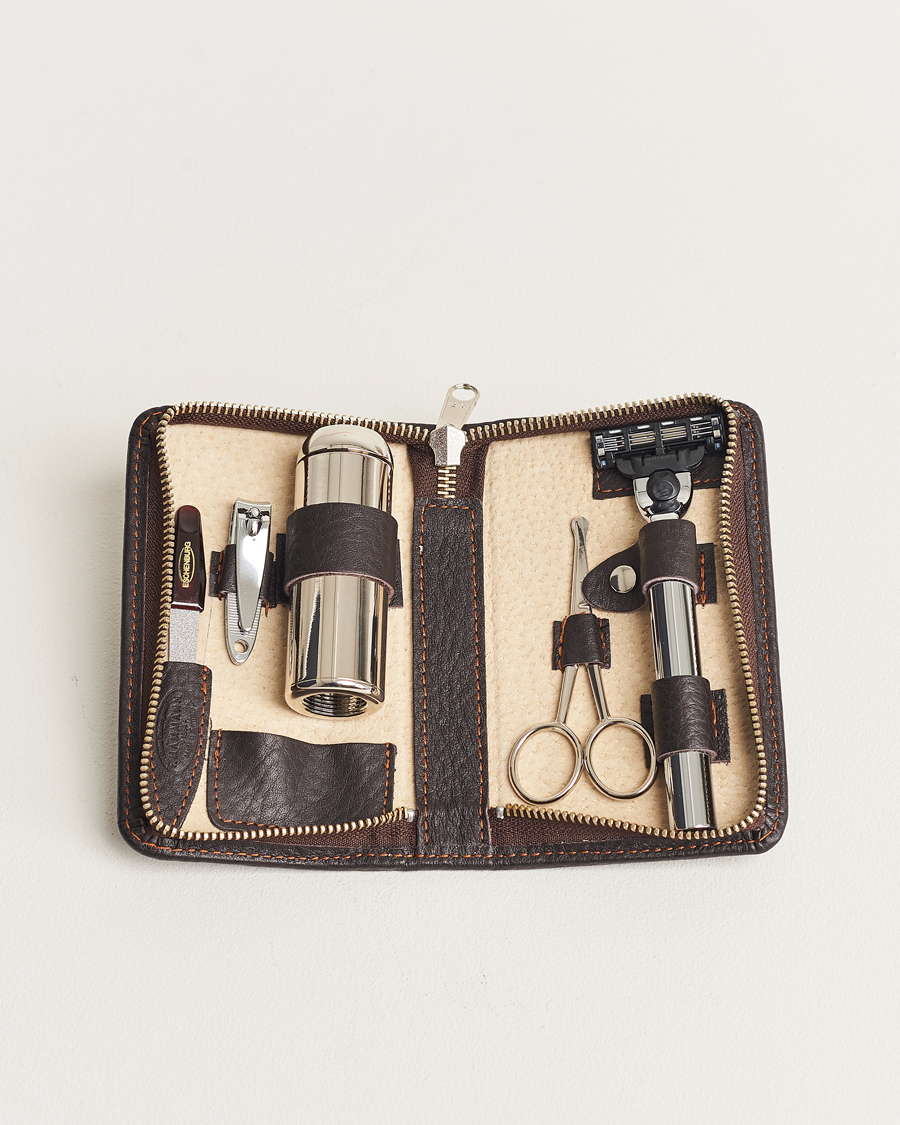 Herren | Für das Zuhause | F. Hammann | Shaving and Manicure Set Dark Brown