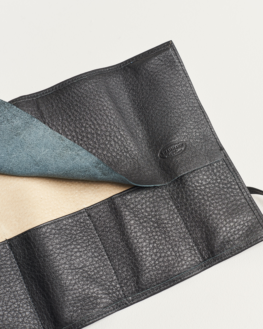 Herren | Uhrenverwahrung | F. Hammann | Flat Travel Watchroll Black