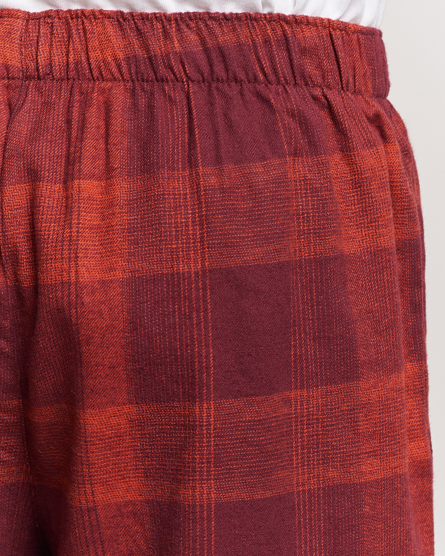 Herren | Schlafanzüge & Bademäntel | Calvin Klein | Cotton Checked Pyjama Set Red