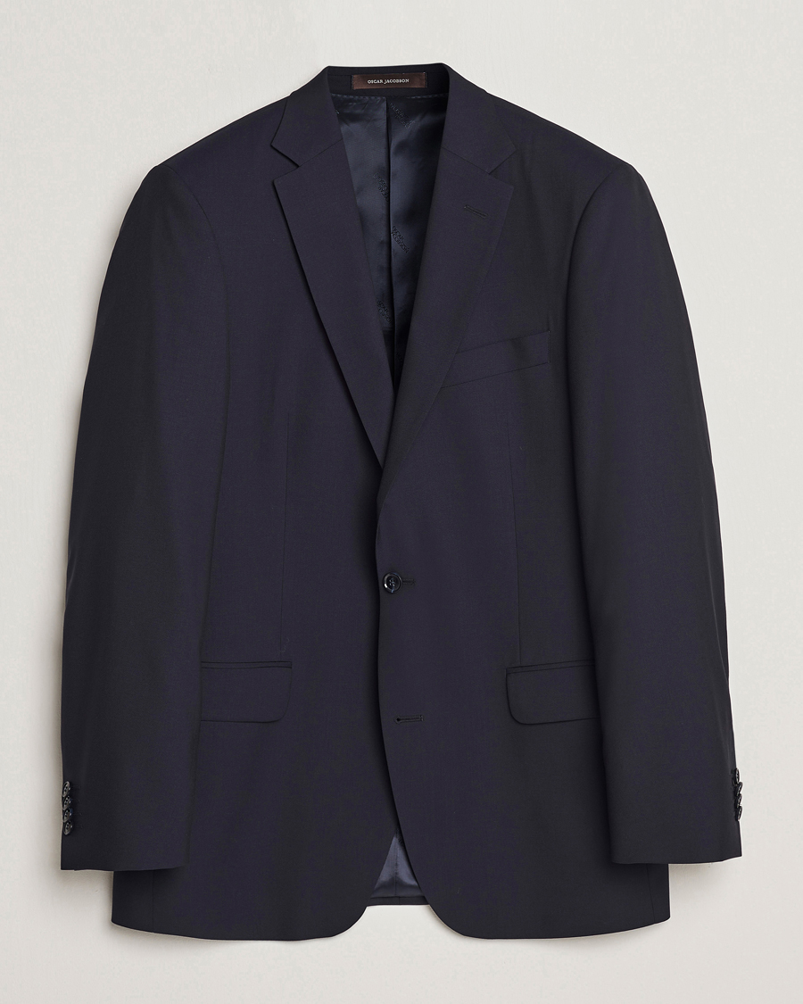 Herren | Sakkos | Oscar Jacobson | Joel Wool Blazer Navy