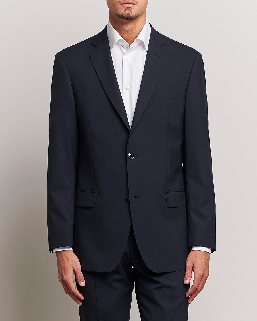 Herren | Sakkos | Oscar Jacobson | Joel Wool Blazer Navy