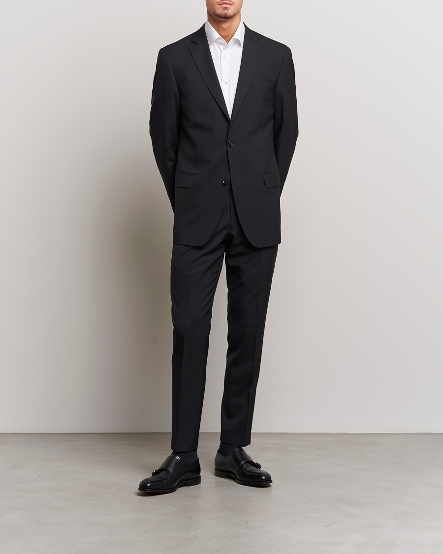 Herren | Sakkos | Oscar Jacobson | Joel Wool Blazer Black