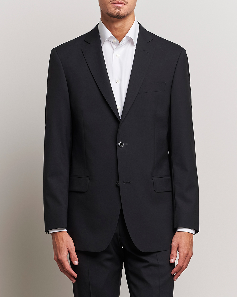 Herren | Sakkos | Oscar Jacobson | Joel Wool Blazer Black