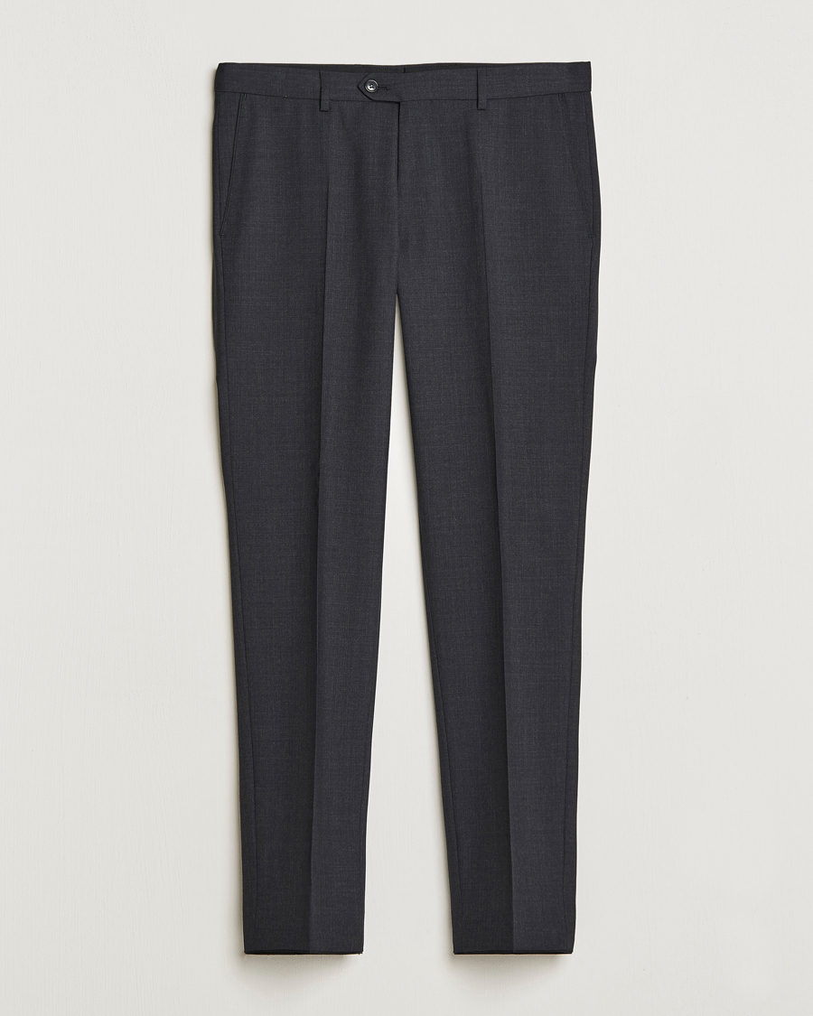 Herren | Hosen | Oscar Jacobson | Denz Wool Trousers Grey