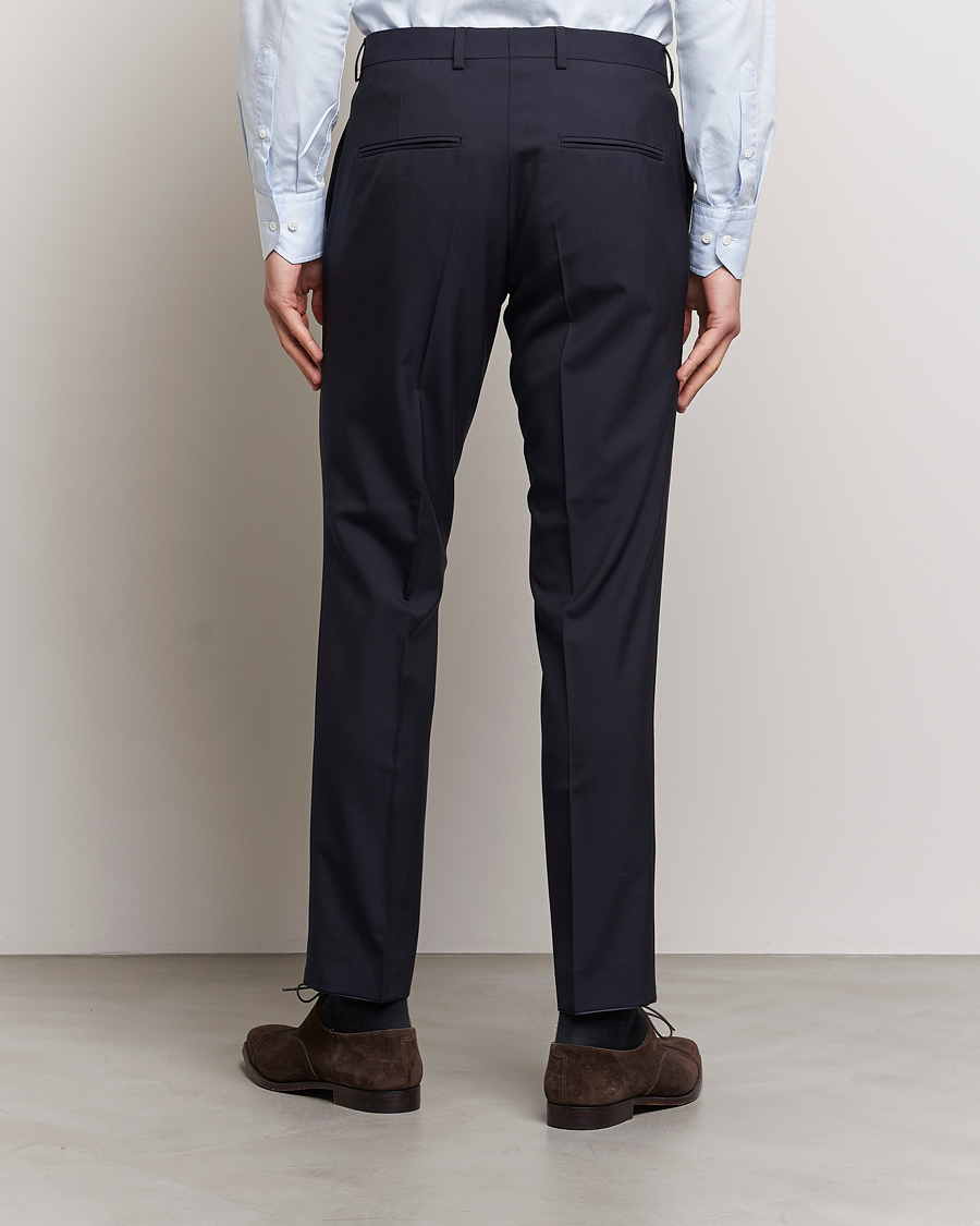 Herren | Hosen | Oscar Jacobson | Denz Wool Trousers Navy