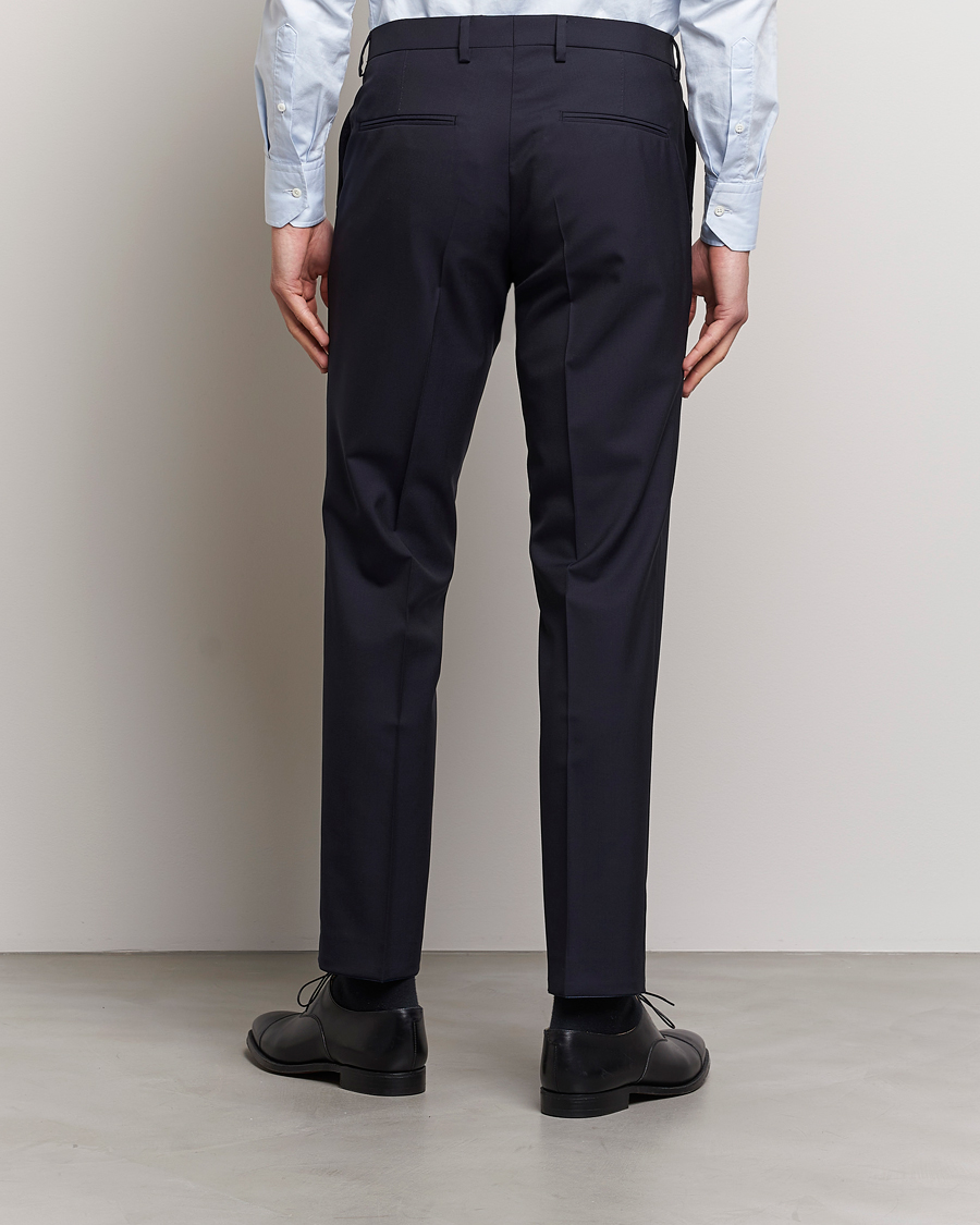 Herren | Hosen | Oscar Jacobson | Diego Wool Trousers Navy