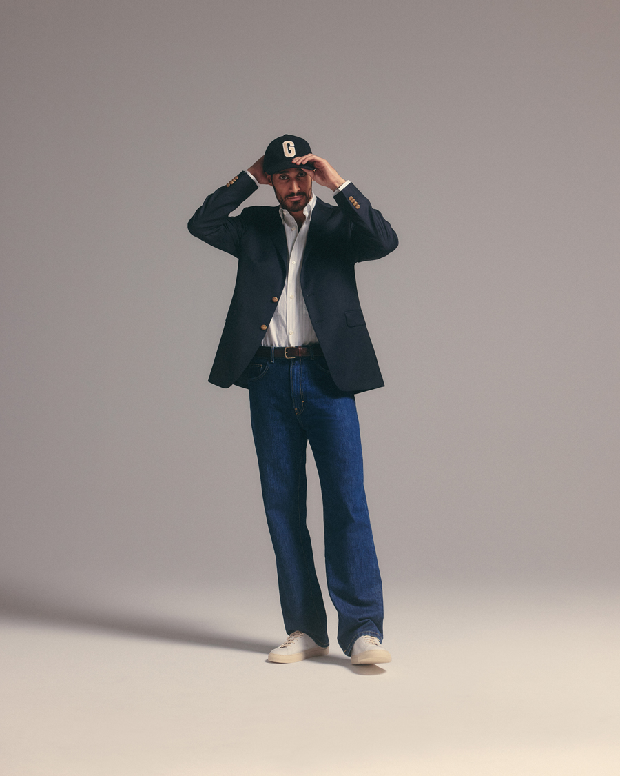 Herren | Sakkos | Oscar Jacobson | John Club Wool Blazer Navy