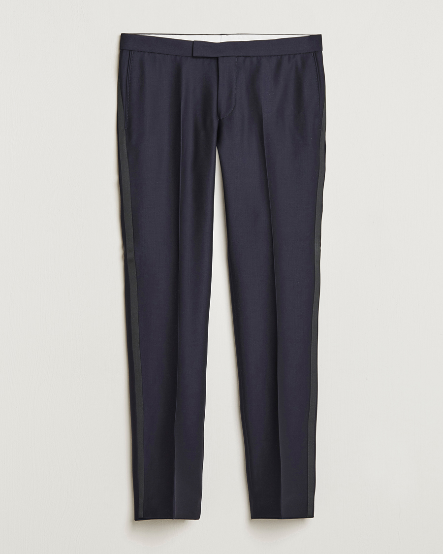 Herren | Hosen | Oscar Jacobson | Duke Wool Trousers Navy