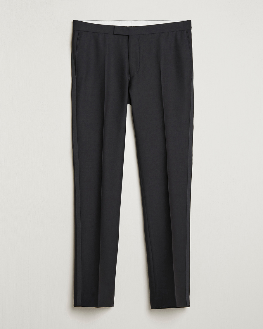Herren | Hosen | Oscar Jacobson | Duke Wool Trousers Black