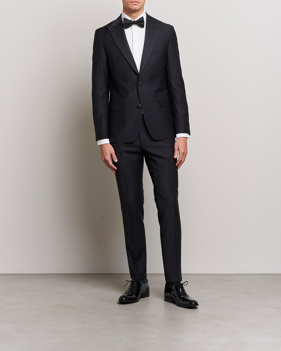 Herren | Hosen | Oscar Jacobson | Duke Wool Trousers Black