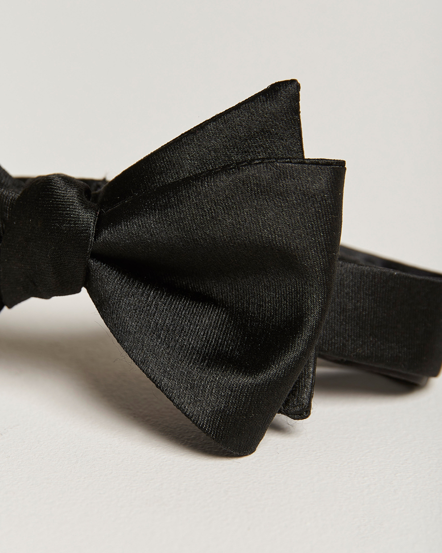 Herren | Oscar Jacobson Bow Tie, Self Tie Black | Oscar Jacobson | Bow Tie, Self Tie Black