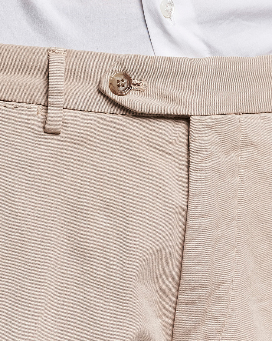 Herren | Hosen | Oscar Jacobson | Danwick Cotton Trousers Beige