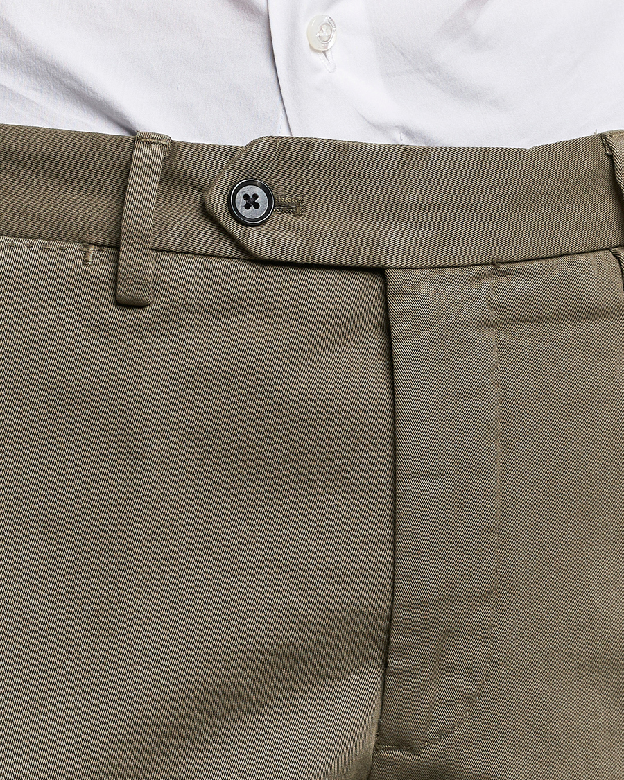 Herren | Hosen | Oscar Jacobson | Danwick Cotton Trousers Olive