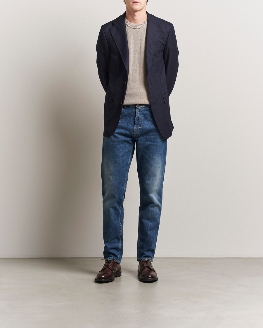 Herren | Jeans | Oscar Jacobson | Karl Cotton Stretch Jeans Vintage Wash