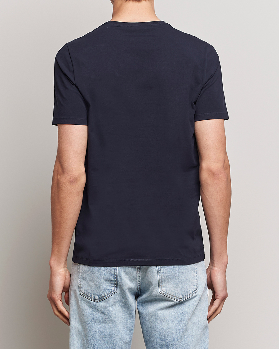 Herren | T-Shirts | Oscar Jacobson | Kyran Cotton T-shirt S-S Navy