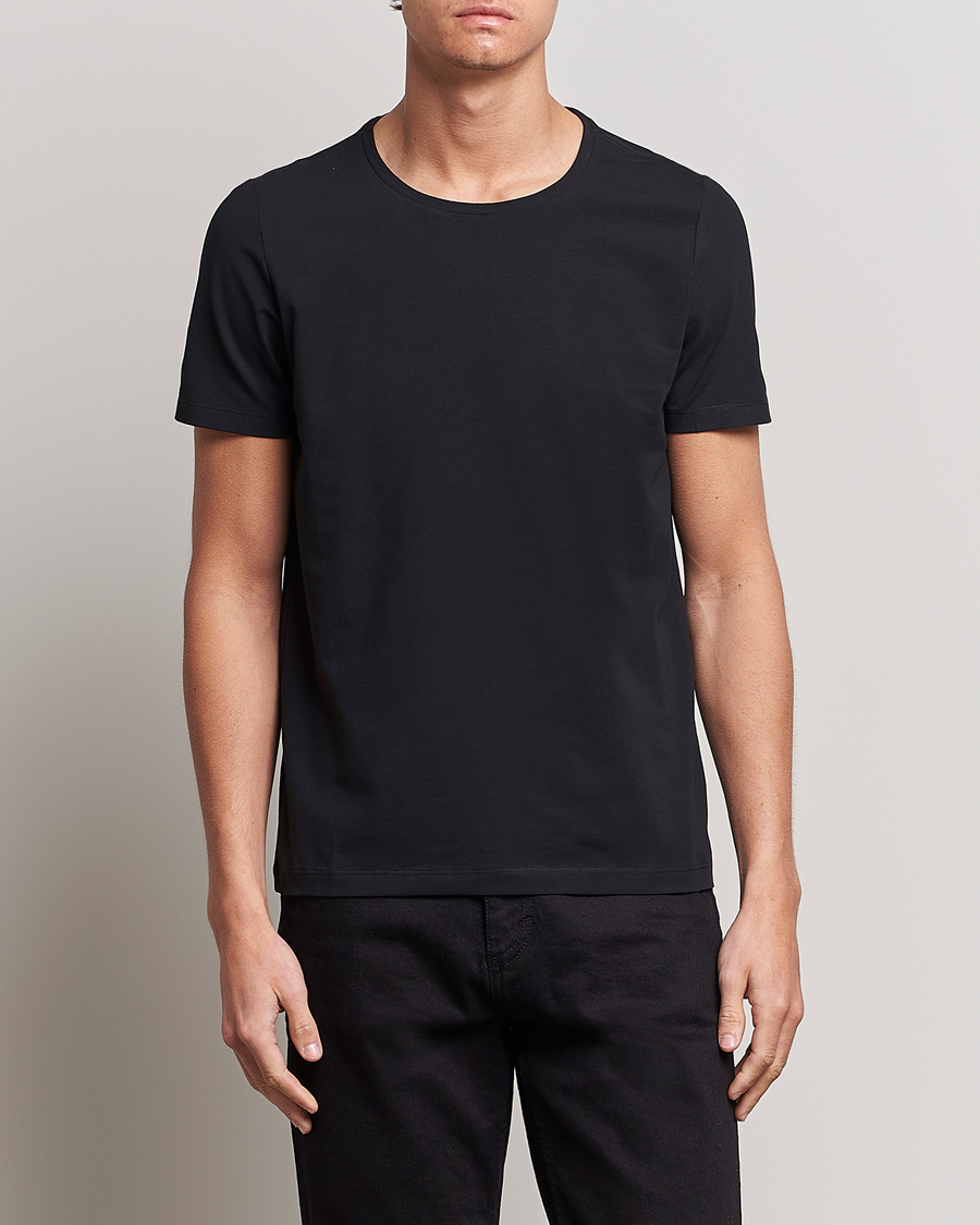 Herren |  | Oscar Jacobson | Kyran Cotton T-shirt S-S Black