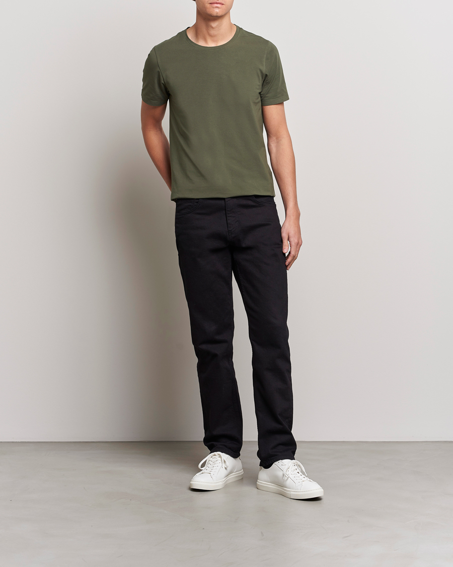 Herren | T-Shirts | Oscar Jacobson | Kyran Cotton T-shirt S-S Green