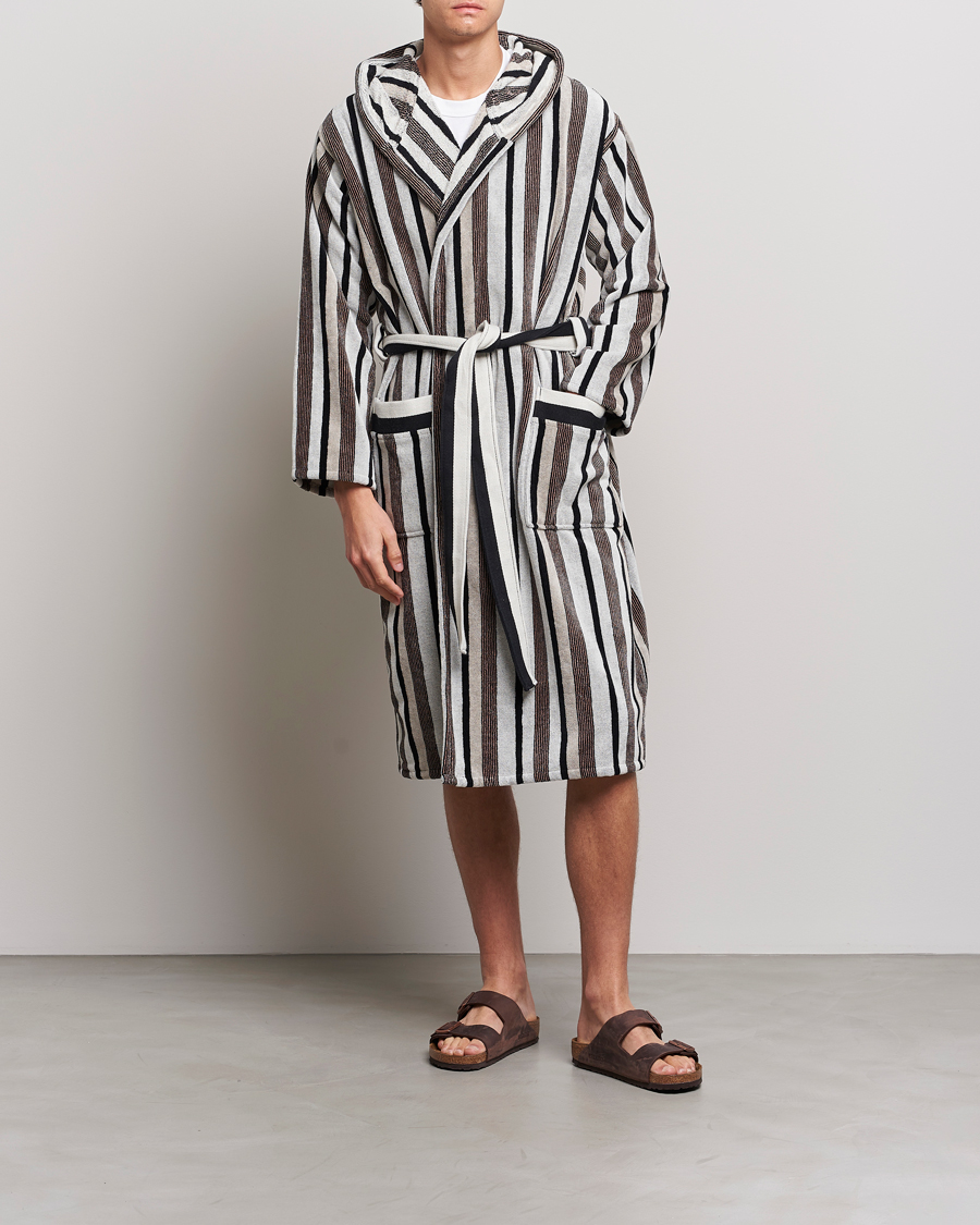 Herren | Schlafanzüge & Bademäntel | Missoni Home | Craig Bathrobe Grey/Black