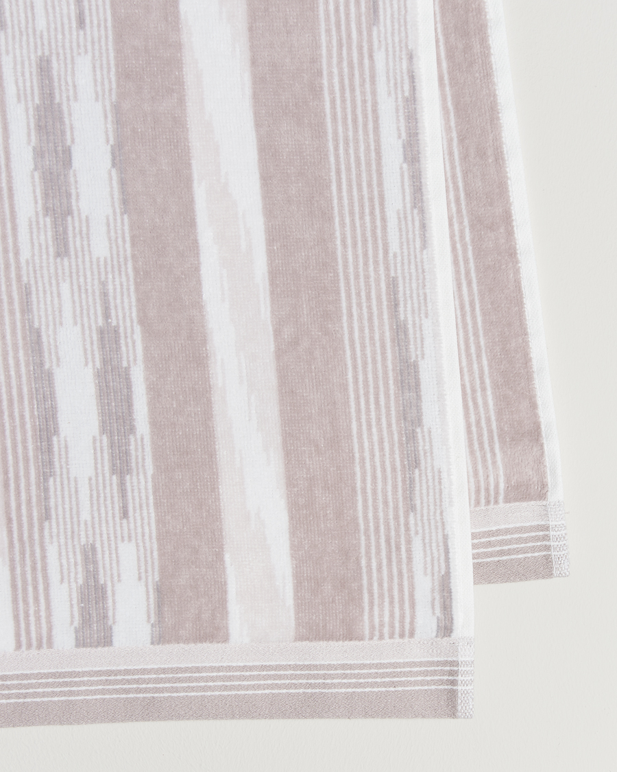 Herren | Missoni Home Clint Bath Sheet 100x150cm Beige/White | Missoni Home | Clint Bath Sheet 100x150cm Beige/White