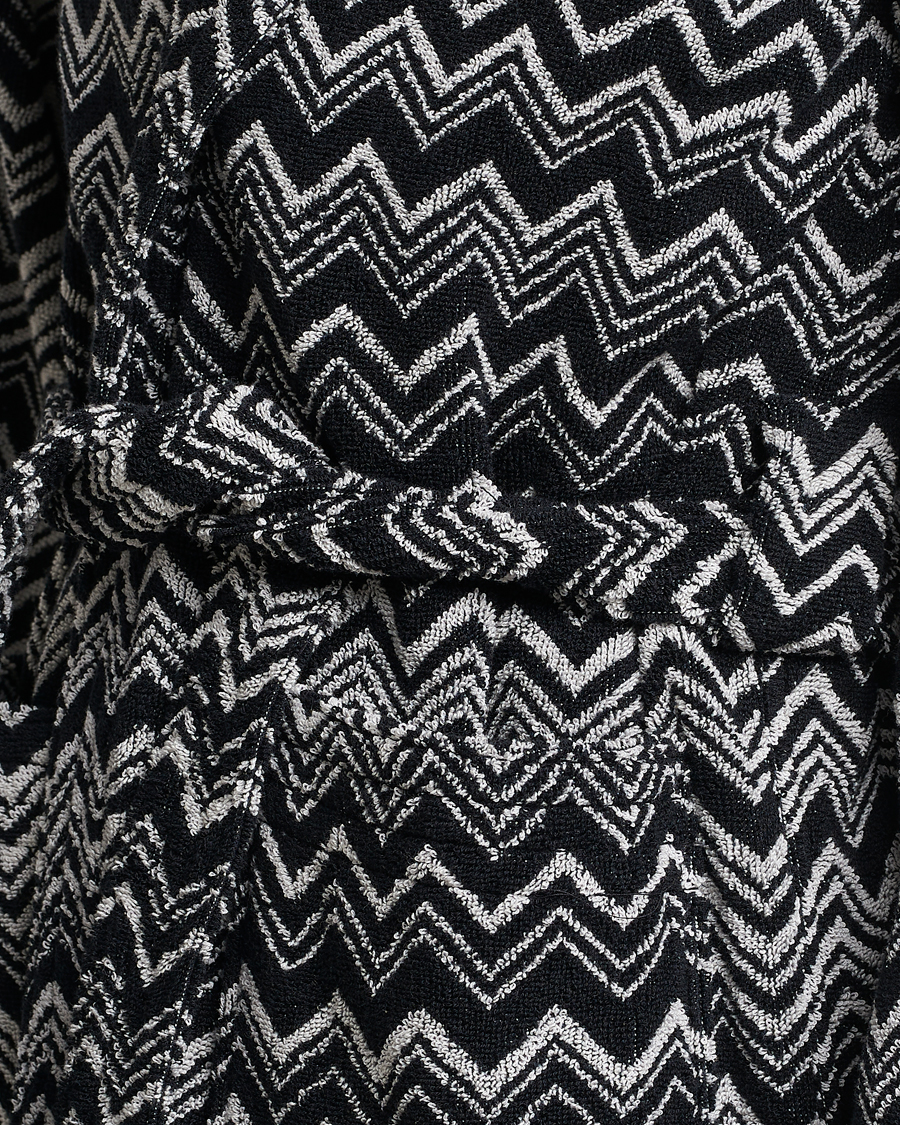 Herren | Schlafanzüge & Bademäntel | Missoni Home | Keith Bathrobe Grey/Black