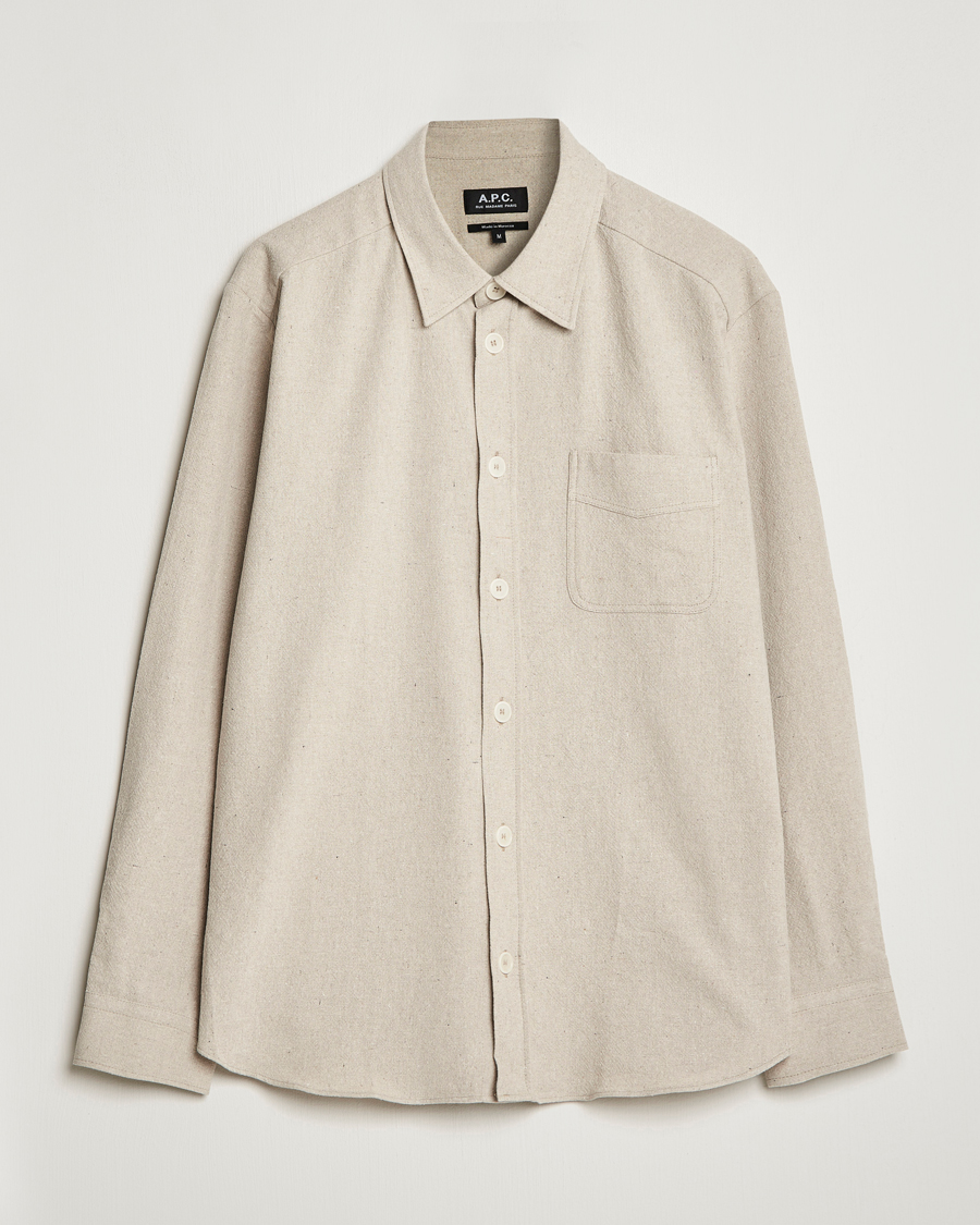 Herren | Hemden | A.P.C. | Aston Overshirt Light Beige