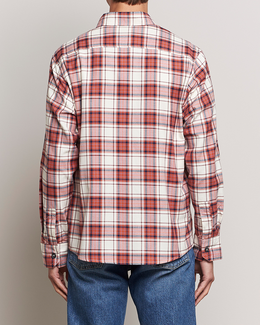 Herren | Hemden | A.P.C. | Graham Checked Overshirt Ecru/Red