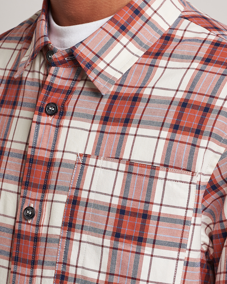 Herren | Hemden | A.P.C. | Graham Checked Overshirt Ecru/Red