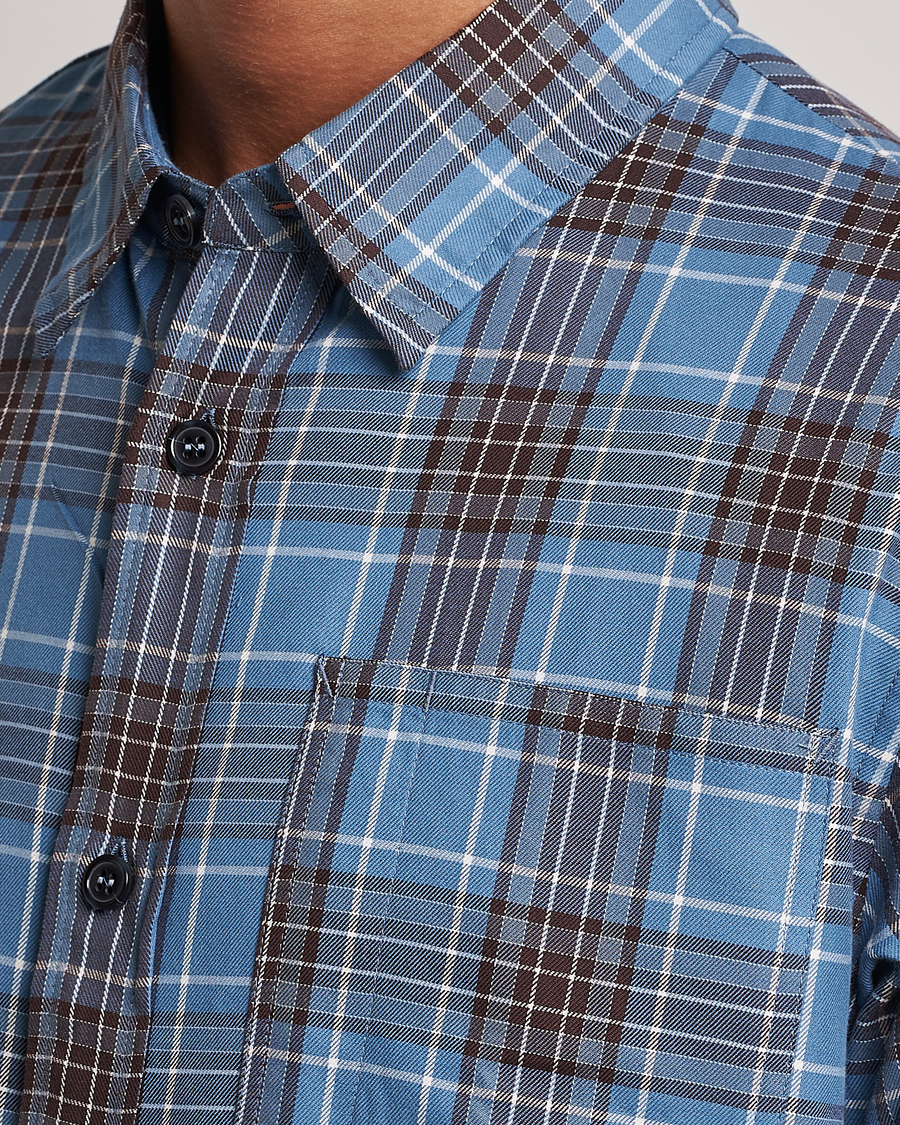 Herren | Hemden | A.P.C. | Graham Checked Overshirt Clear Blue