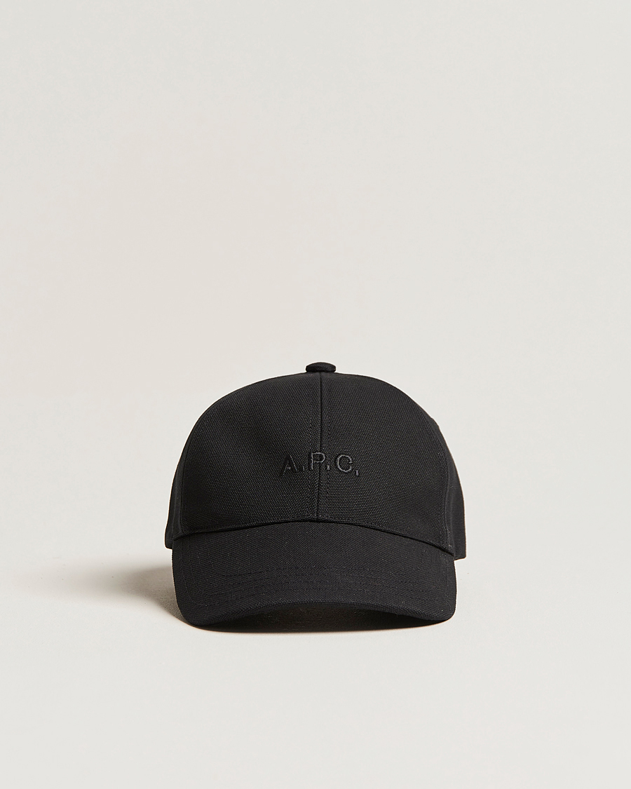 Herren | A.P.C. Charlie Baseball Cap Black | A.P.C. | Charlie Baseball Cap Black