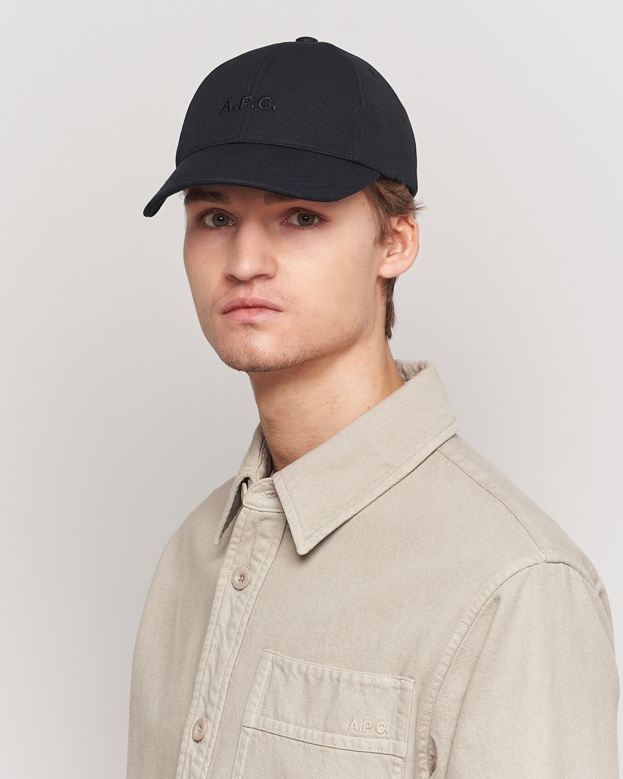 Herren | A.P.C. Charlie Baseball Cap Black | A.P.C. | Charlie Baseball Cap Black