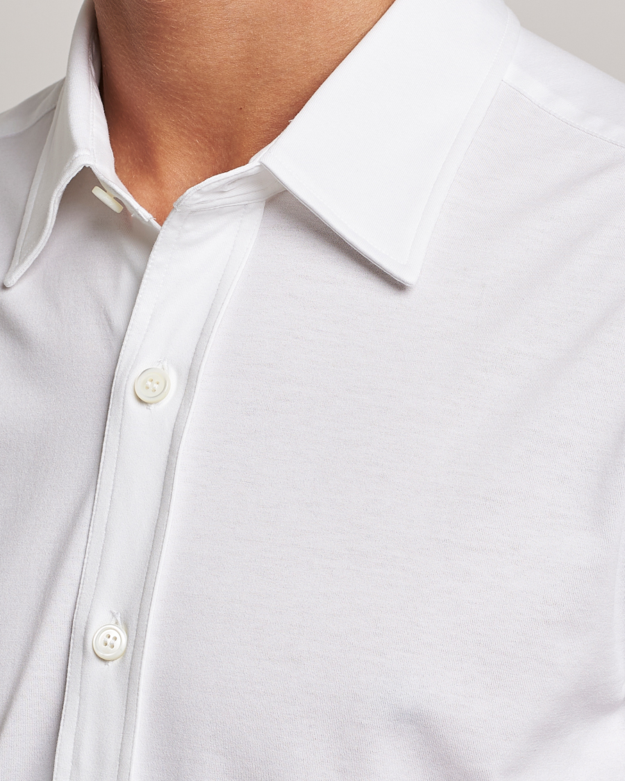 Herren | Hemden | Brioni | Soft Cotton Jersey Shirt White