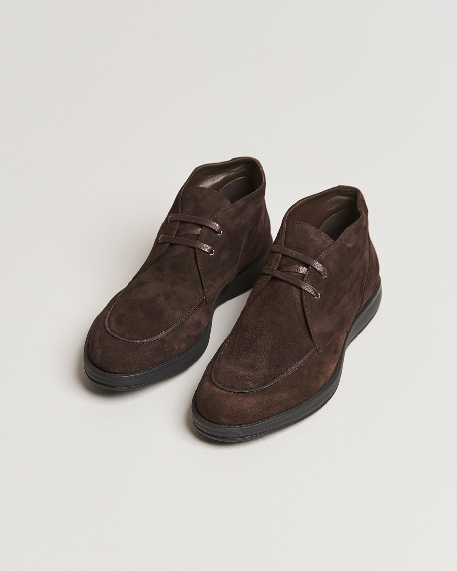 Herren | Brioni Desert Boot Dark Brown Nubuck | Brioni | Desert Boot Dark Brown Nubuck