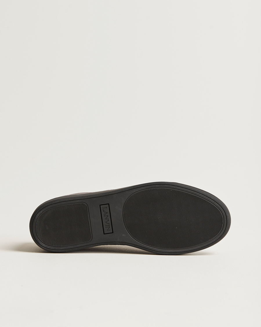 Herren | Lanvin Nappa Cap Toe Sneaker Dark Grey | Lanvin | Nappa Cap Toe Sneaker Dark Grey