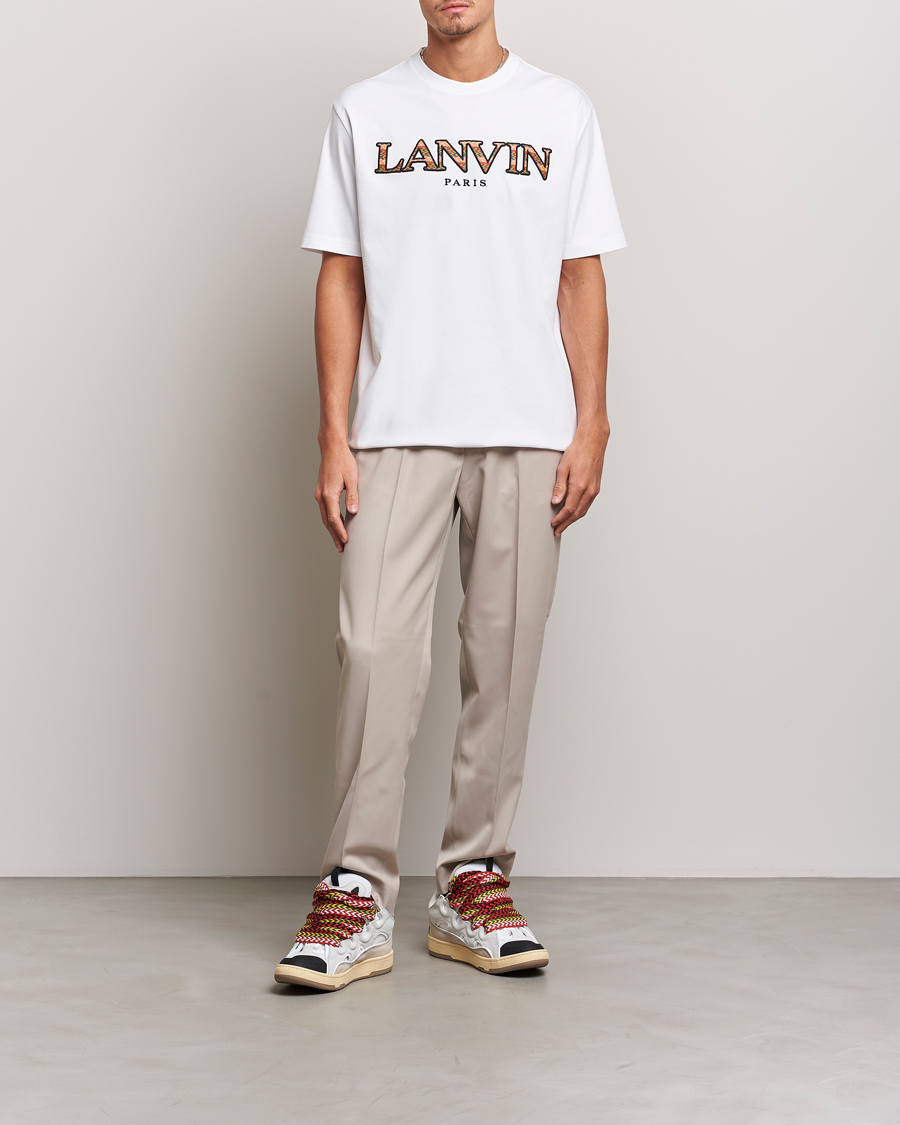 Herren | T-Shirts | Lanvin | Curb Logo T-Shirt Optic White