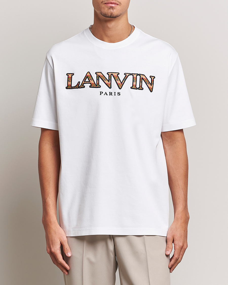 Herren | T-Shirts | Lanvin | Curb Logo T-Shirt Optic White