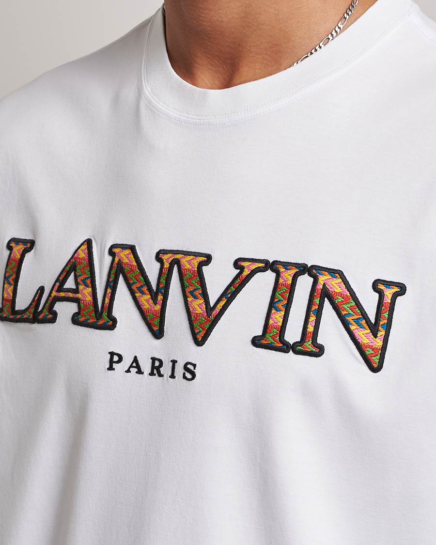 Herren | T-Shirts | Lanvin | Curb Logo T-Shirt Optic White