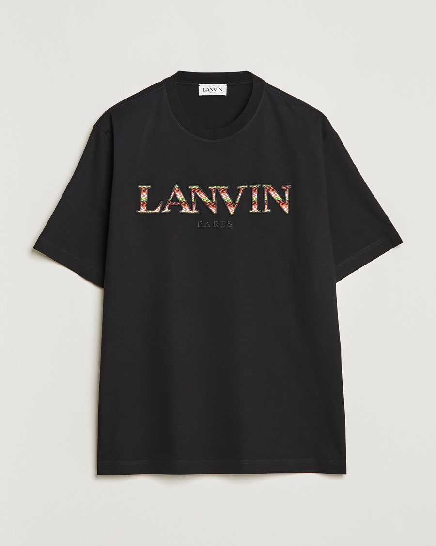 Herren | T-Shirts | Lanvin | Curb Logo T-Shirt Black