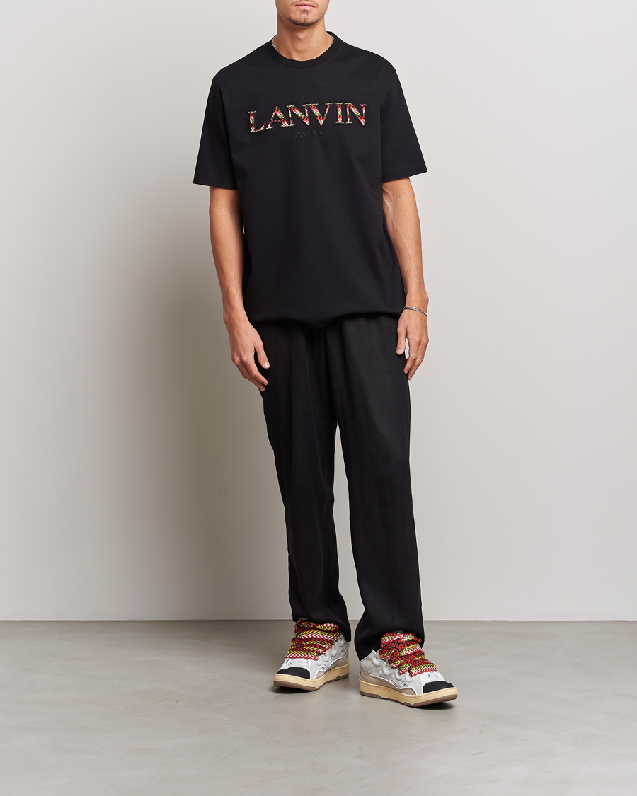 Herren | T-Shirts | Lanvin | Curb Logo T-Shirt Black