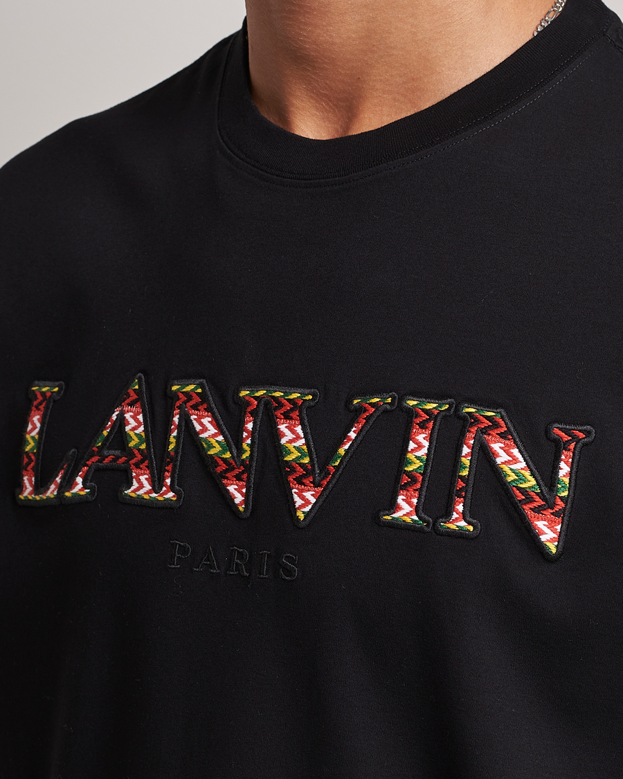 Herren | T-Shirts | Lanvin | Curb Logo T-Shirt Black