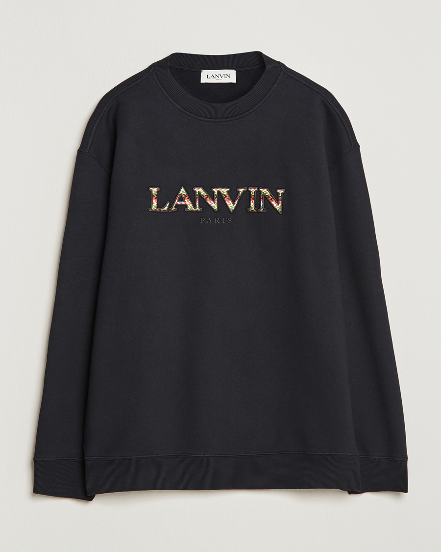 Herren | Pullover | Lanvin | Curb Logo Sweatshirt Black