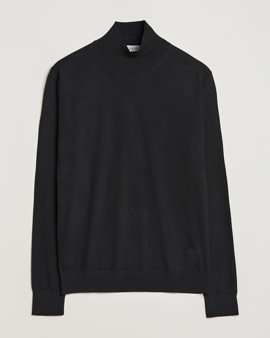 Herren | Pullover | Lanvin | Wool/Silk Rollneck Black