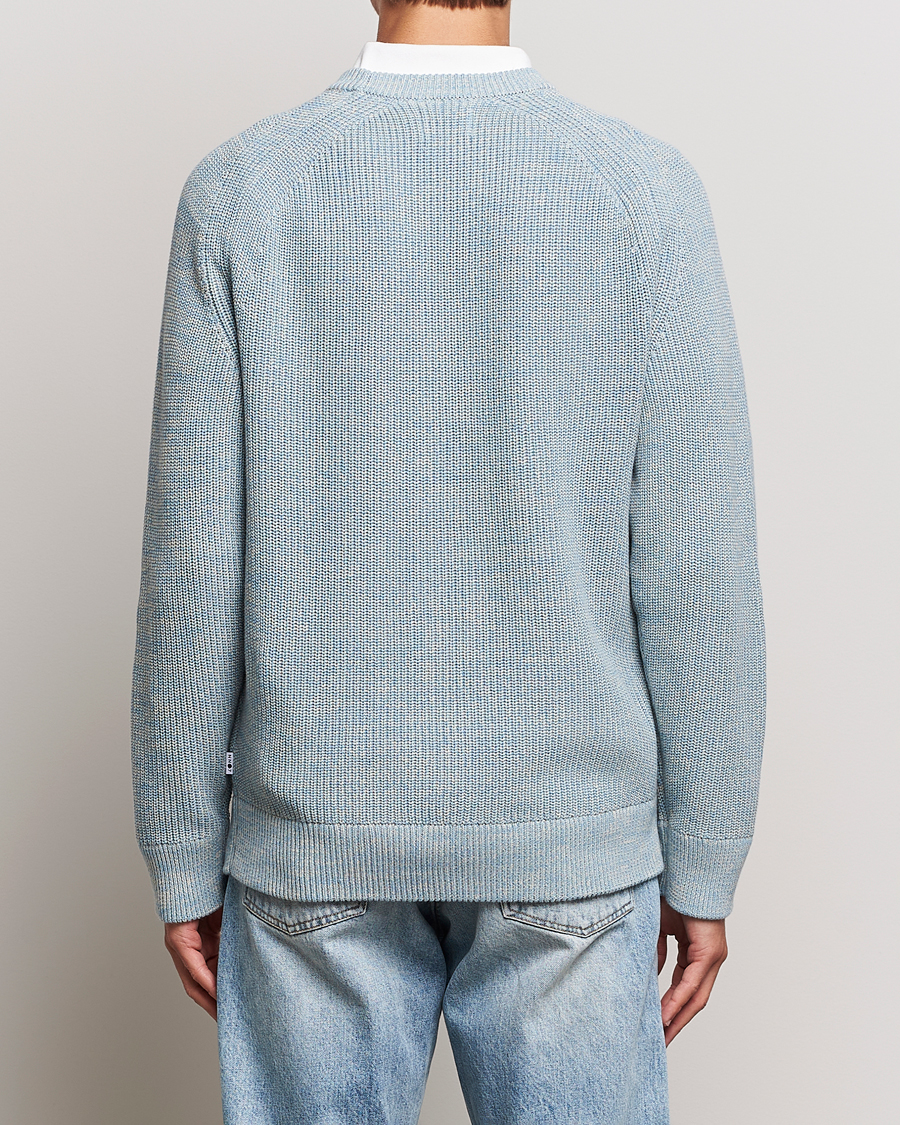 Herren | Pullover | NN07 | Jacobo Organic Cotton Knitted Sweater Ashley Blue Mel