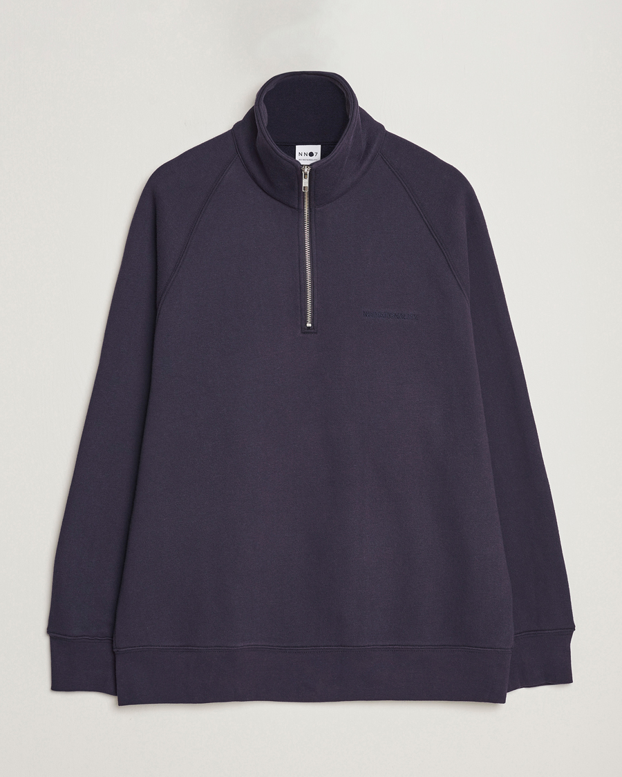 Herren | Pullover | NN07 | Carlo Half Zip Navy