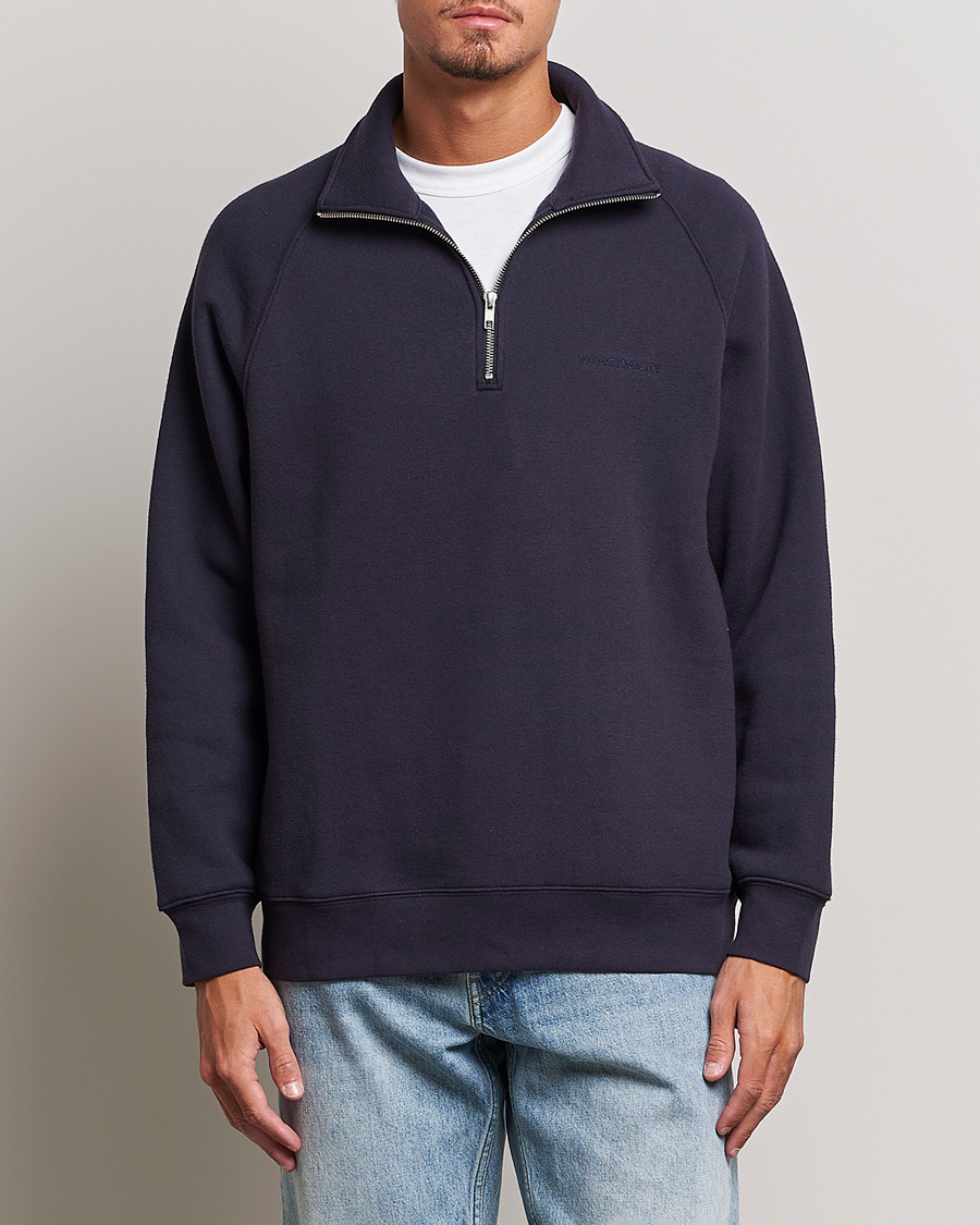 Herren | Pullover | NN07 | Carlo Half Zip Navy