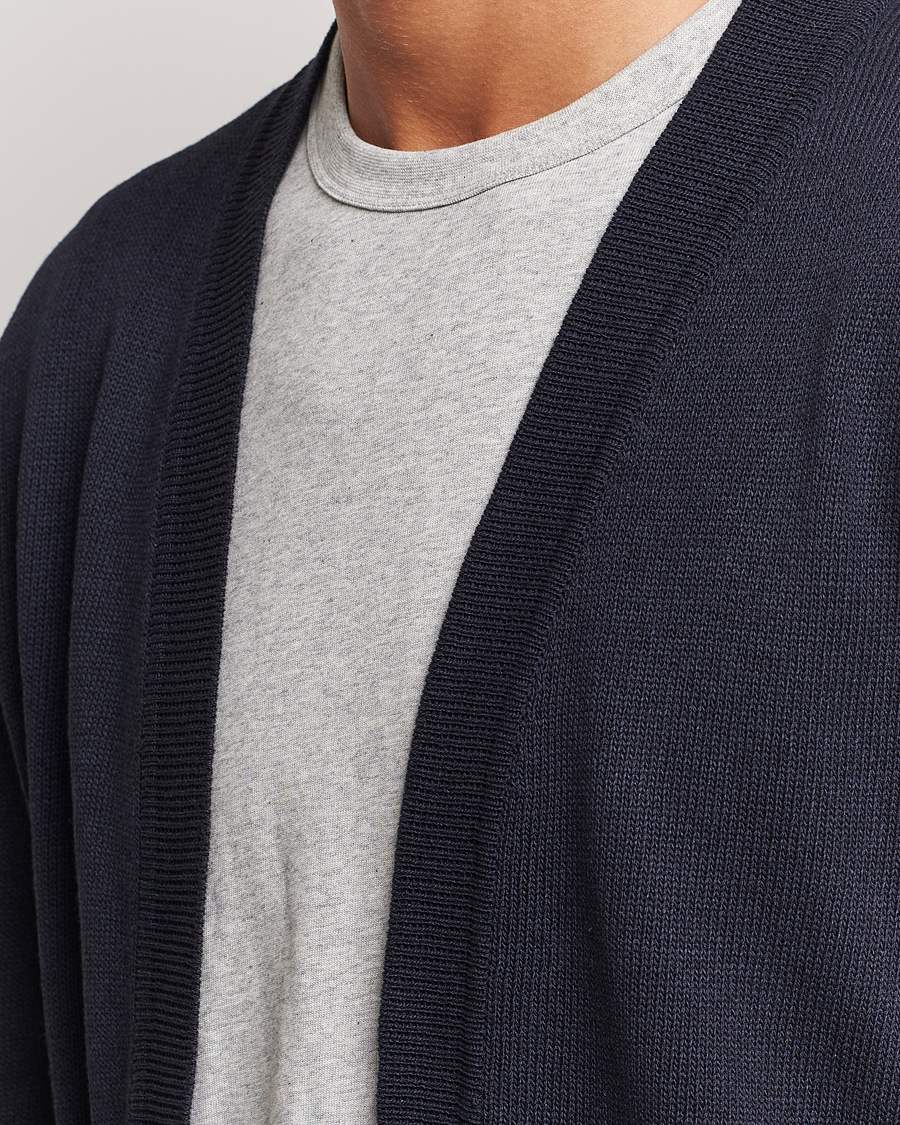 Herren | Pullover | NN07 | Bradley Cotton Cardigan Navy