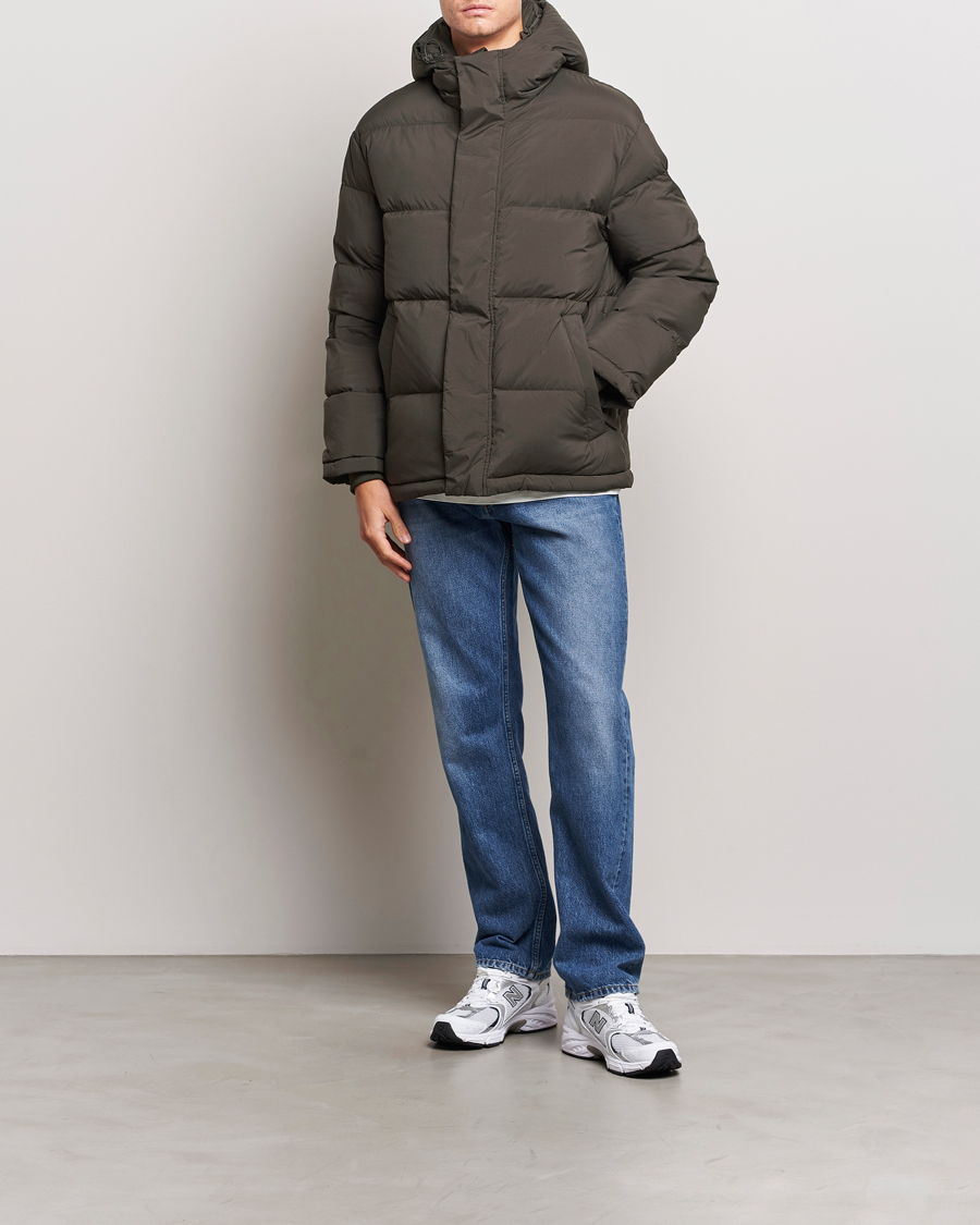 Herren | Jacken | NN07 | Matthew Padded Down Jacket Army Grey